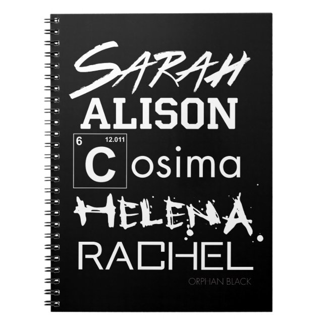 Cuaderno Hermanas huérfanas del club de la copia del negro (Frente)