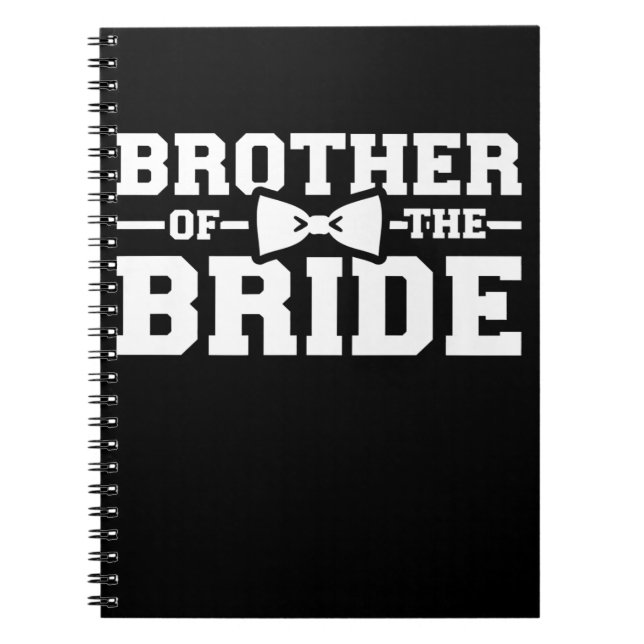 Cuaderno Hermano Del Regalo De La Novia Para Hermano (Frente)
