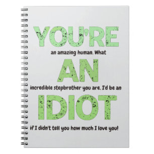 Cuaderno Hermano, eres un regalo humano increíble