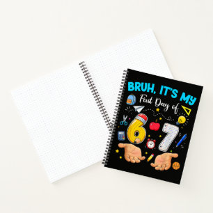 Cuaderno Hermano Es Mi Primer Día de Regreso a la Escuela