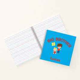 Cuaderno Hermano grande con hermana bebé personalizado