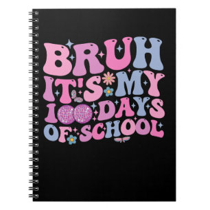 Cuaderno Hermano, son mis 100 días de escuela, mariposa dis
