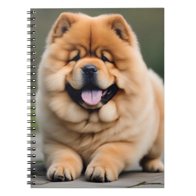 Cuaderno Hermosa Chow Chow (Frente)