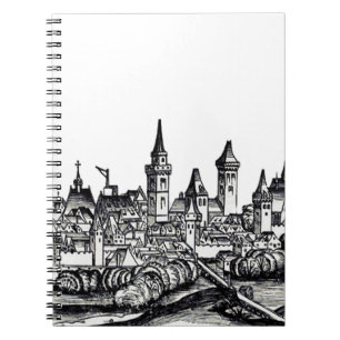 Cuaderno Hermosa ciudad de Francia en el Mar Mediterráneo