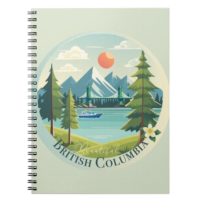 Cuaderno Hermosa Columbia Británica (Frente)