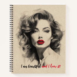 Cuaderno Hermosa dama