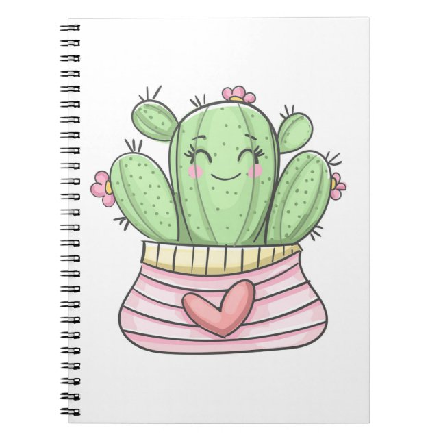 Cuaderno Hermosa Dama de Cactus (Frente)