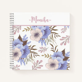 Cuaderno Hermosa Flor Púrpura