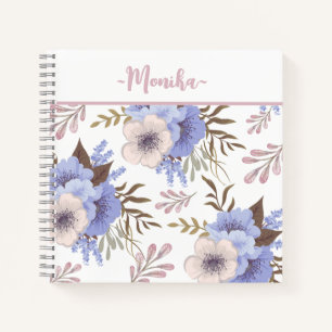 Cuaderno Hermosa Flor Púrpura