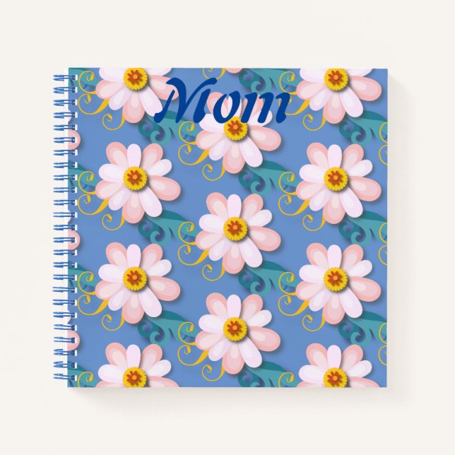 Cuaderno Hermosa flor y el Día de la Madre (Anverso)