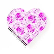 Hermosa Flora Púrpura Vintage