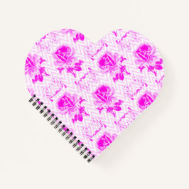 Cuaderno Hermosa Flora Púrpura Vintage