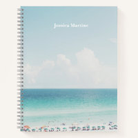 Hermosa fotografía de playa Guay Blue Ocean Skies