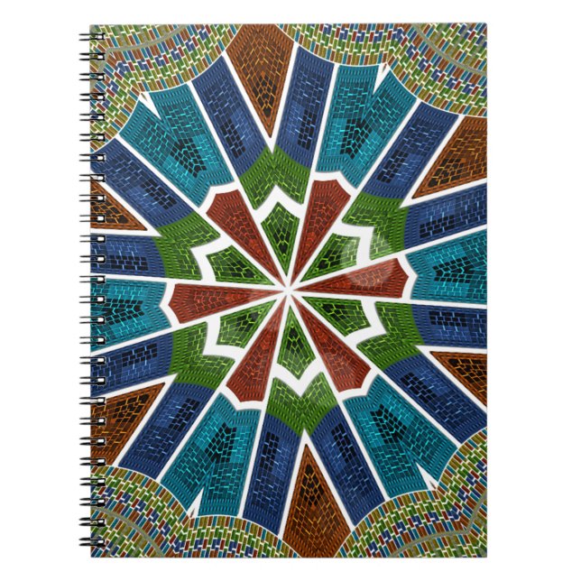 Cuaderno Hermosa imagen de diseño textil de moda en Asia (Frente)