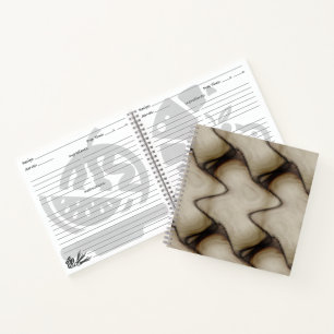 Cuaderno Hermosa impresión abstracta que deja una impresión
