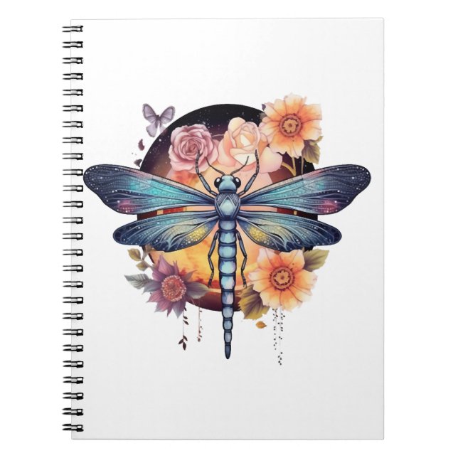 Cuaderno Hermosa libélula (Frente)