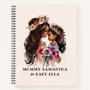 Cuaderno Hermosa mamá negra y hija