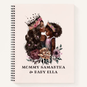 Cuaderno Hermosa mamá y hija negras (3)