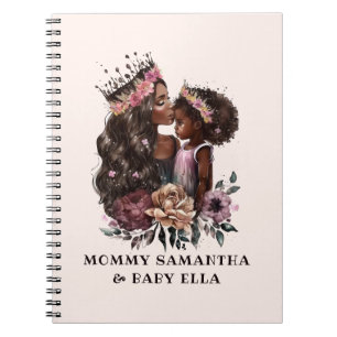 Cuaderno Hermosa mamá y hija negras (3)