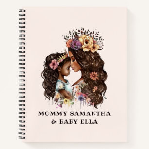 Cuaderno Hermosa mamá y hija negras (4)