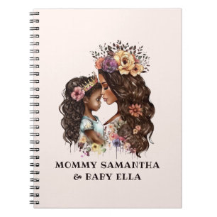 Cuaderno Hermosa mamá y hija negras (4)