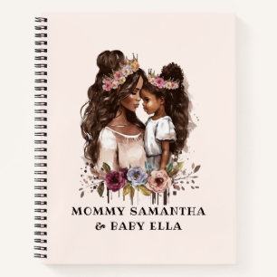 Cuaderno Hermosa mamá y hija negras (5)