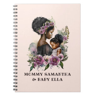 Cuaderno Hermosa mamá y hija negras (6)