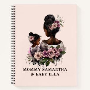 Cuaderno Hermosa mamá y hija negras (7)