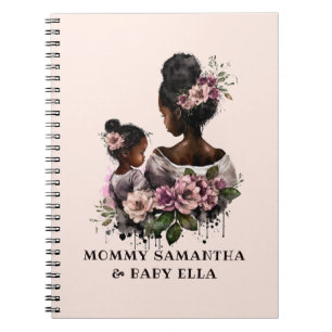 Cuaderno Hermosa mamá y hija negras (7)
