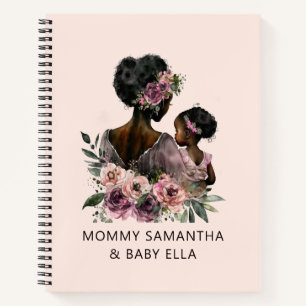 Cuaderno Hermosa mamá y hija negras (8)