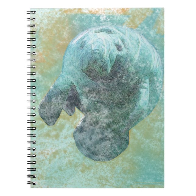Cuaderno Hermosa Manatee costera | Portátil (Frente)