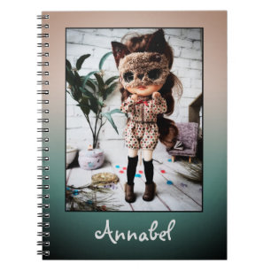 Cuaderno Hermosa muñeca Blythe ojos grandes moda elegante d