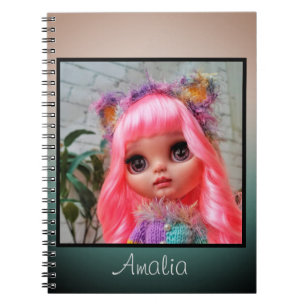 Cuaderno Hermosa muñeca Blythe ojos grandes moda elegante d