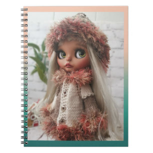 Cuaderno Hermosa muñeca Blythe ojos grandes moda elegante d