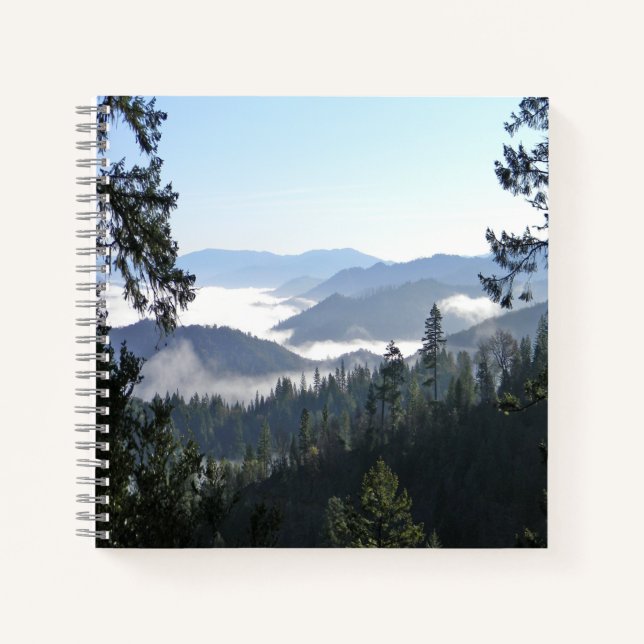Cuaderno Hermosa neblina Primavera mañana......... (Anverso)