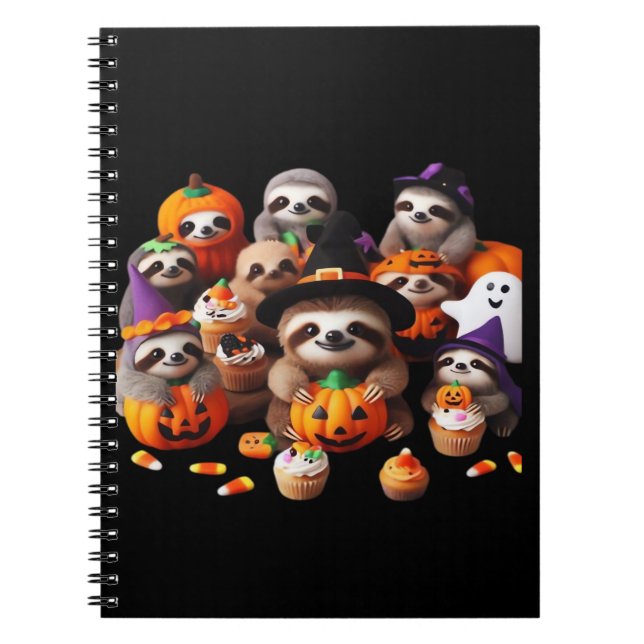 Cuaderno Hermosa pereza camiseta clásica (Frente)