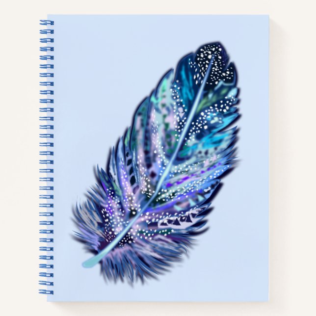 Cuaderno Hermosa pluma - Elige tu color (Anverso)