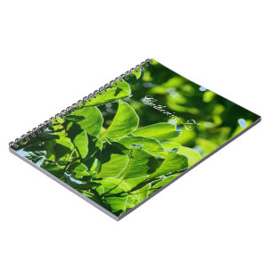Cuaderno Hermosa primavera, hojas verdes de verano. Añadir