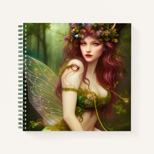 Cuaderno Hermosa Princesa Fantasía (Anverso)