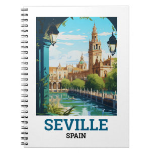 Cuaderno Hermosa Sevilla Belleza de Andalucía España Viaje