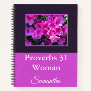 Cuaderno Hermosas Azaleas Proverbios 31