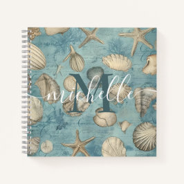 Cuaderno Hermosas Casas De Marea Vintage Personalizadas En 