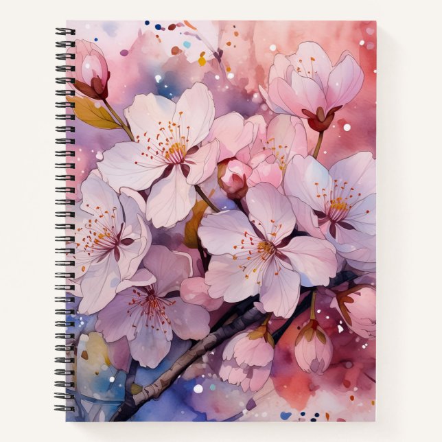 Cuaderno Hermosas flores (Anverso)