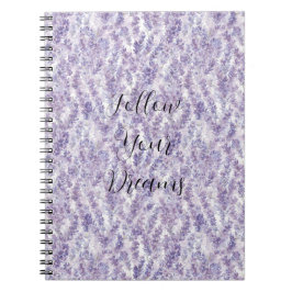 Cuaderno Hermosas Flores de Lavanda  