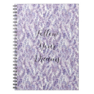 Cuaderno Hermosas Flores de Lavanda  