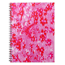 Cuaderno Hermosas Flores Rojas