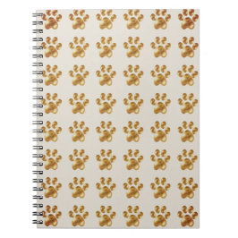 Cuaderno Hermosas patas doradas marrones