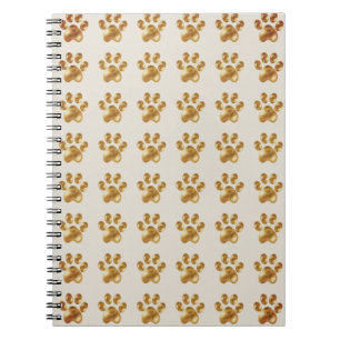 Cuaderno Hermosas patas doradas marrones