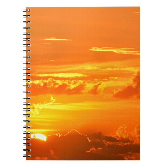 Cuaderno Hermoso amanecer de Florida (Frente)