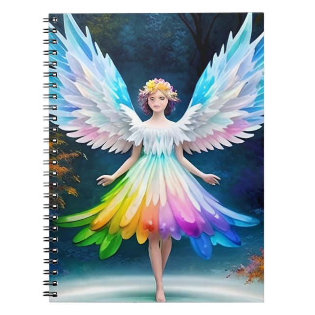 Cuaderno Hermoso Ángel con Alas (Frente)
